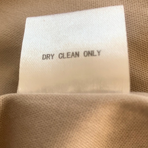 Birdy Grey Gown Beige/Champagne Fully Lined Side Front Split Small - Picture 10 of 10